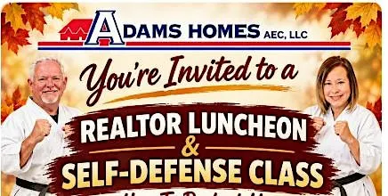NEW HOMES EVENT in Salisbury NC! Free self defense class, lunch, and more!