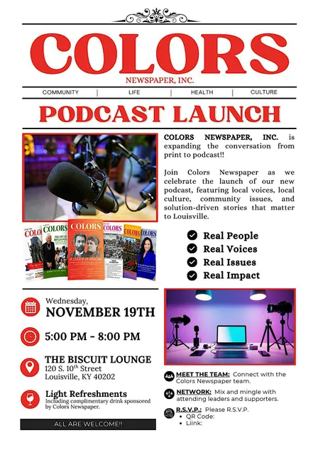 Colors Newspaper, Inc. PODCAST LAUNCH