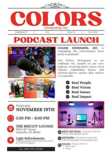Colors Newspaper, Inc. PODCAST LAUNCH