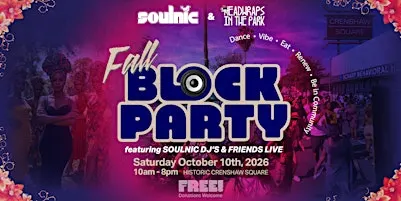 SOULNIC Fall Block Party