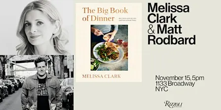 TASTE Live at Rizzoli with Melissa Clark (TICKETED)