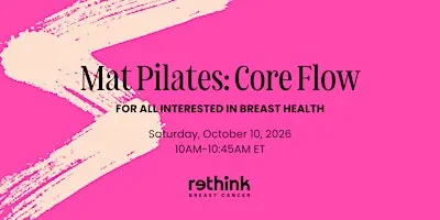 Mat Pilates: Core Flow
