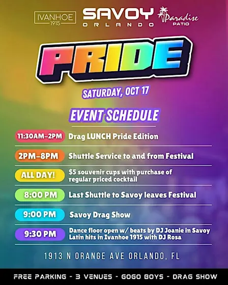 PRIDE at SAVOY Orlando