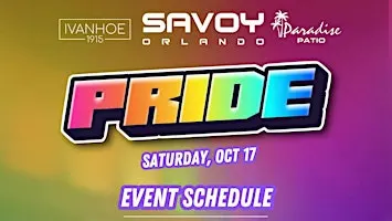 PRIDE at SAVOY Orlando