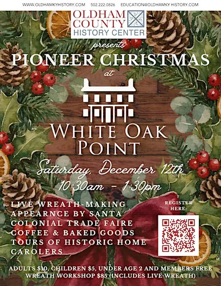 Pioneer Christmas at White Oak Point