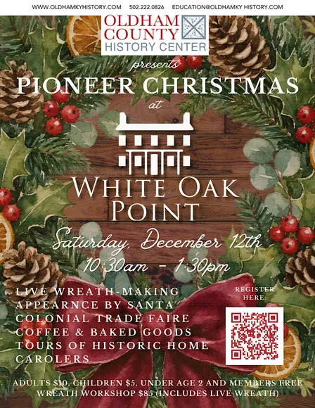 Pioneer Christmas at White Oak Point