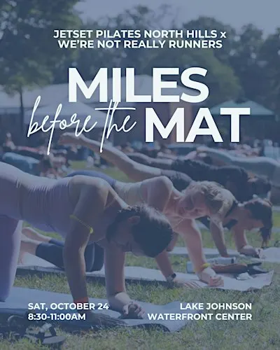 JETSET on the Mat X We're Not Really Runners Collab