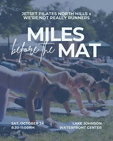 JETSET on the Mat X We're Not Really Runners Collab