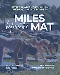 JETSET on the Mat X We're Not Really Runners Collab