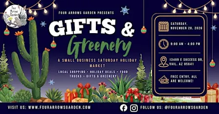 Gifts & Greenery: A Small Business Saturday Holiday Day!