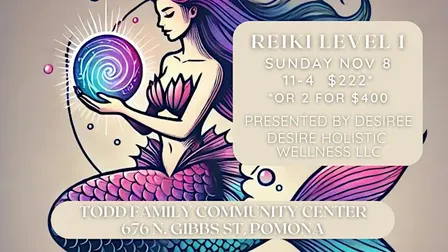 Reiki Level 1 with Desiree of Desire Holistic Wellness LLC