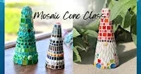 Gnome or decorative cone mosaic class at The Vineyard at Hershey