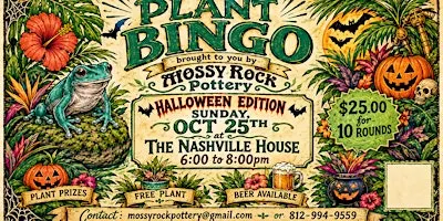 Plant Bingo Night | Win Plants, Sip Beer & Halloween Edition!