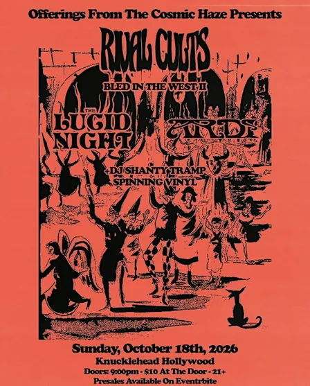 Rival Cults / The Lucid Night / ARDI