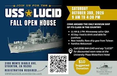 USS Lucid Fall Open House by Stockton Maritime Museum