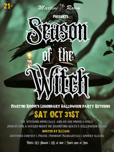 SEASON OF THE WITCH – Halloween Party at Martini Room