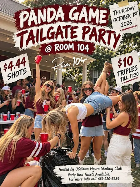 Pre Panda Tailgate @ Room 104