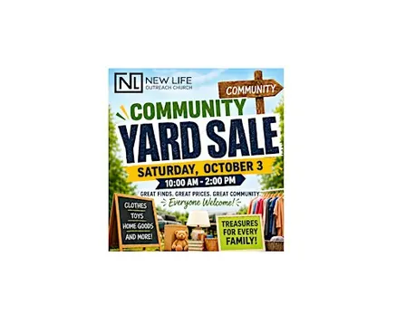 New Life Kidz Yard Sale Fundraiser