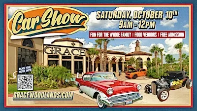October Car Show at Grace Woodlands