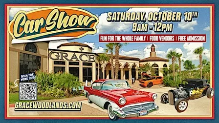 October Car Show at Grace Woodlands