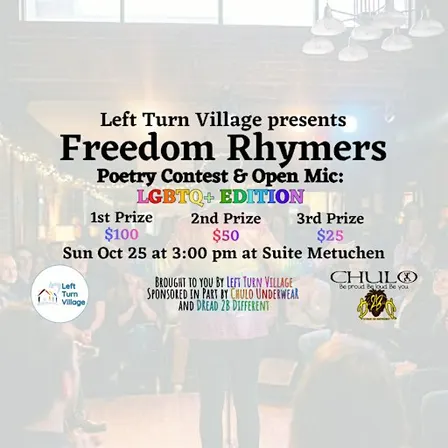 Freedom Rhymers Poetry Contest & Open Mic: LGBTQ+ Edition