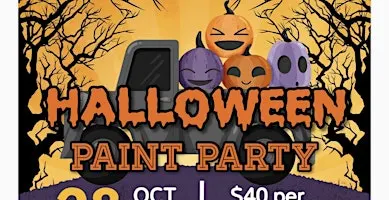 Halloween Paint and Sip