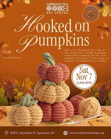 Hooked on Pumpkins Crochet Workshop
