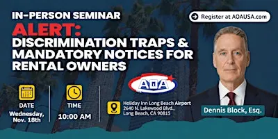 Long Beach In-Person Seminar