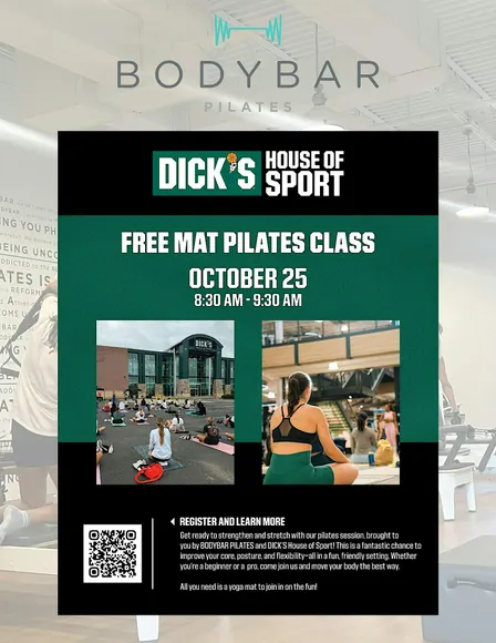 Bodybar X Dicks House of Sports Mat Class