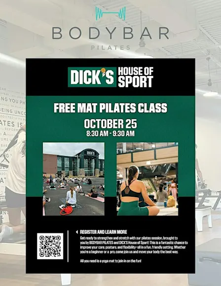 Bodybar X Dicks House of Sports Mat Class