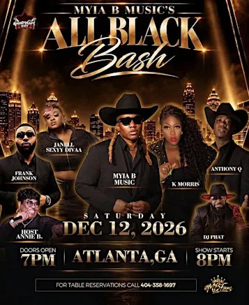 Myia B Music’s ALL BLACK BASH