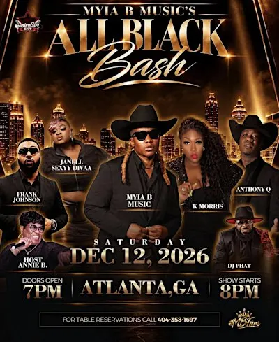 Myia B Music’s ALL BLACK BASH