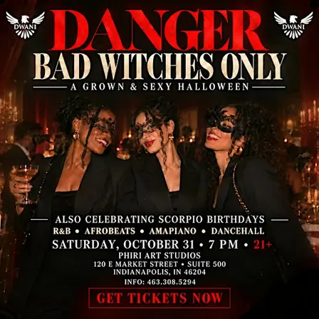 DANGER BAD WITCHES ONLY | A GROWN AND SEXY HALLOWEEN