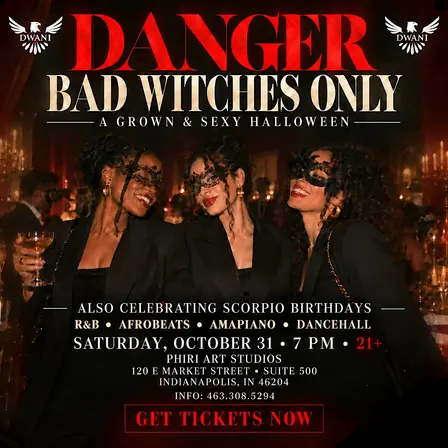DANGER BAD WITCHES ONLY | A GROWN AND SEXY HALLOWEEN