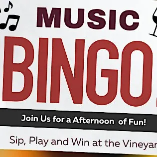 MUSIC BINGO AT THE WINERY