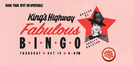 Drag Bingo w/ Vanity Halston in King's Highway