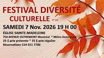 FESTIVAL DIVERSITÉ CULTURELLE 4e éd. Montréal
