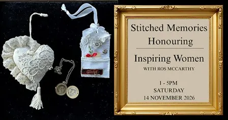Workshop: Stitched Memories – Honouring Inspiring Women