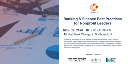 Impact Network Workshop: Banking and Finance Best Practices for Nonprofits