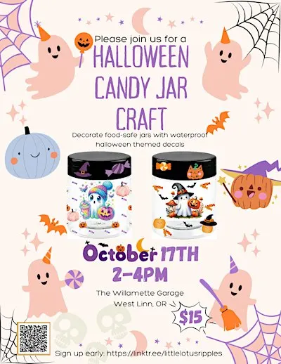 Design your own Halloween Candy/Food Jar