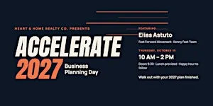 Accelerate 2027: Business Planning Day