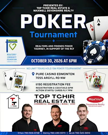 Realtors and Friends Poker Tourney, in Support of the RCF