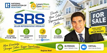 SRS® Designation — October 27–28, 2026 | Virtual | In-Person Class