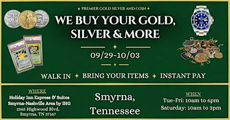 Smyrna, TN Roadshow- A free, Five Day Only Buying Event
