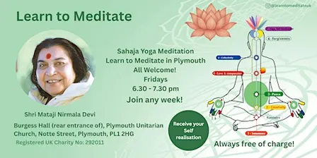 Learn to meditate in Plymouth - Free 6 week course - Get Connected