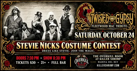 Twisted Gypsy a Fleetwood Mac Tribute in the Overkill Room