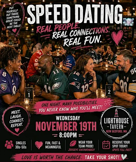 Love and Football Speed Dating-Ages 30-55