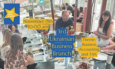 3rd Ukrainian Business Brunch in San Diego. Theme: Accounting in Business