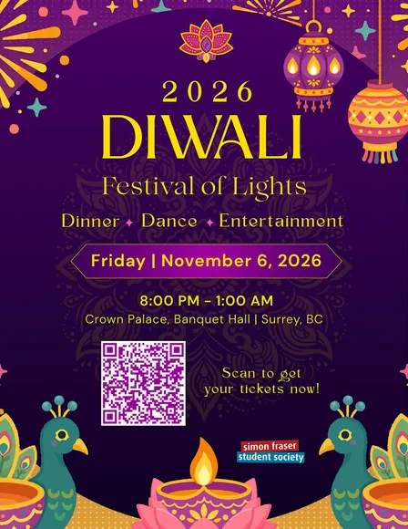 SFU Diwali 2026 - Dinner and Dance
