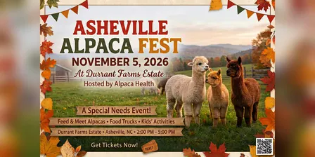 Alpaca Fest Asheville | Free Special Needs-Friendly Family Event